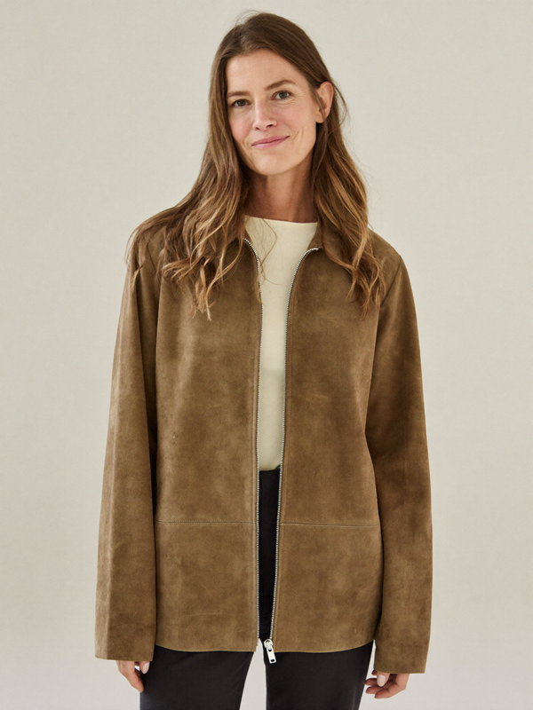 Wildlederjacke