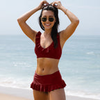 Ocean Chic - Bikini-Set mit gerafftem Design für das Schwimmen