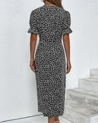 Piera - Feines Kleid mit Knöpfen