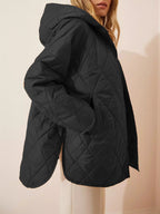 Kapuzenjacke mit Steppeffekt für Frauen - Yvianne
