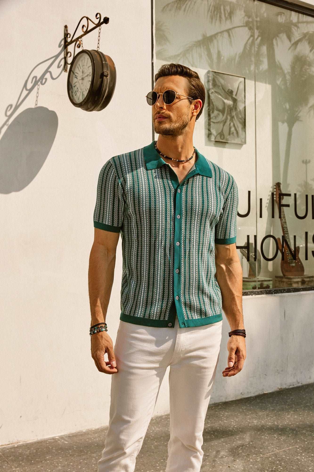 Liam - Gestreiftes Vintage-Hemd