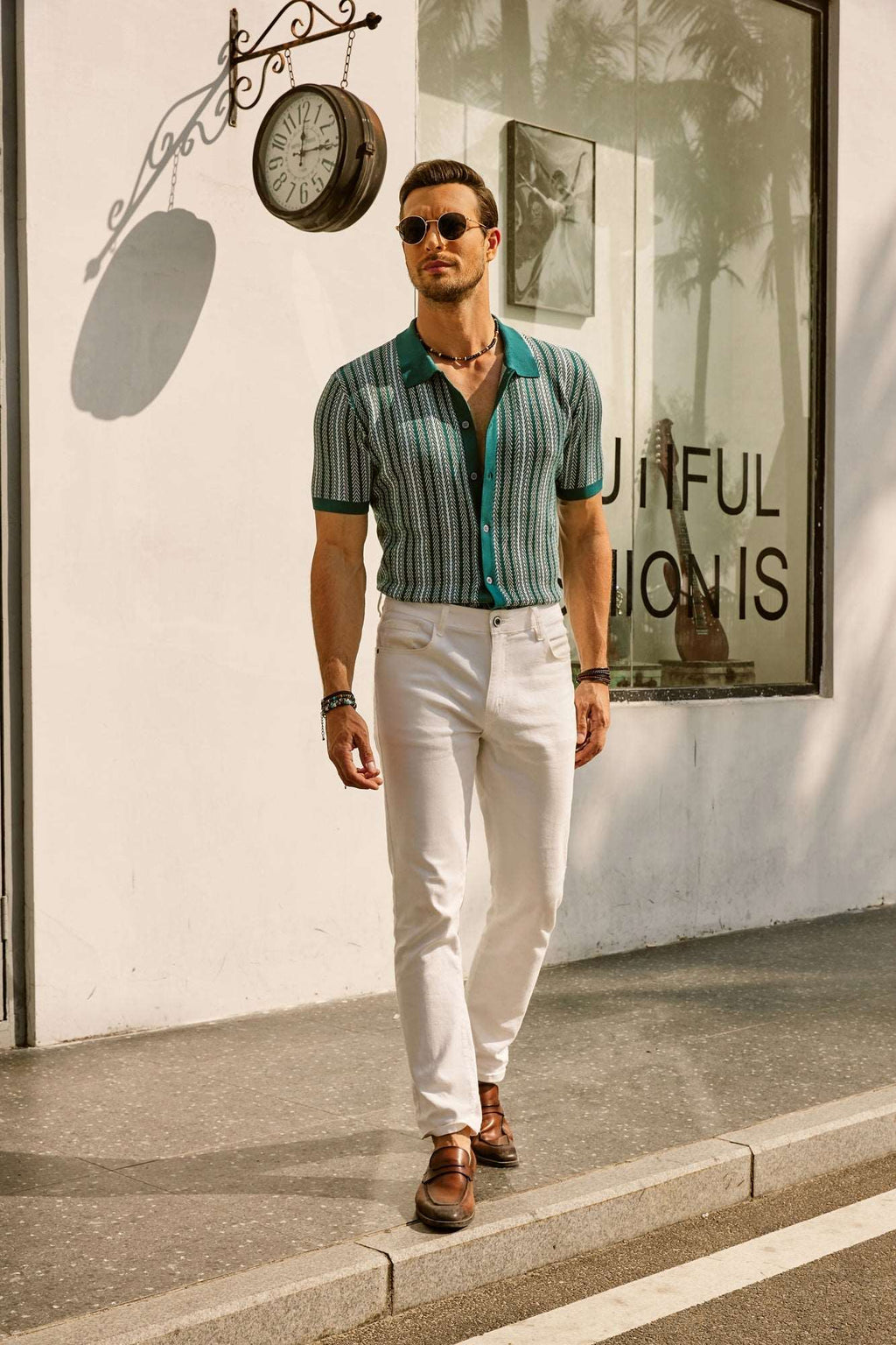 Liam - Gestreiftes Vintage-Hemd