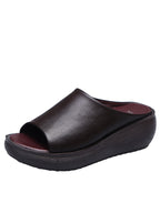 Offene Plateausandalen für Frauen - Clarissa