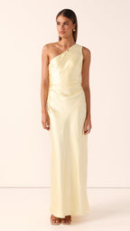 Langes One-Shoulder-Kleid für Damen – Rousa