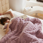 Warme Samt-Decke