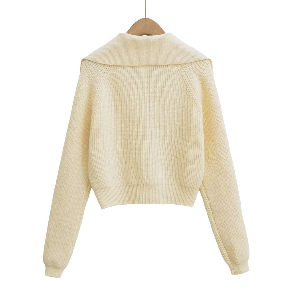 Damen Strickjacke mit Reverskragen - Livia