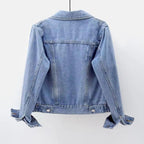 Kurze, taillierte Damen-Jeansjacke - Adelheid