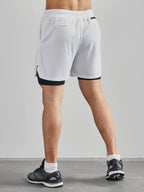 Evolution 2-in-1 Mesh Shorts mit Innenfutter