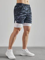 Evolution 2-in-1 Mesh Shorts mit Innenfutter