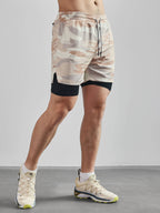 Evolution 2-in-1 Mesh Shorts mit Innenfutter