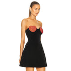 Ariella - Elegantes trägerloses Minikleid