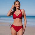 Ocean Chic - Bikini-Set mit verdrehtem und Neckholder-Ausschnitt, und Schnürung