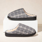 Herrenpantoffeln mit weichem Flanell-Effekt - Jorren
