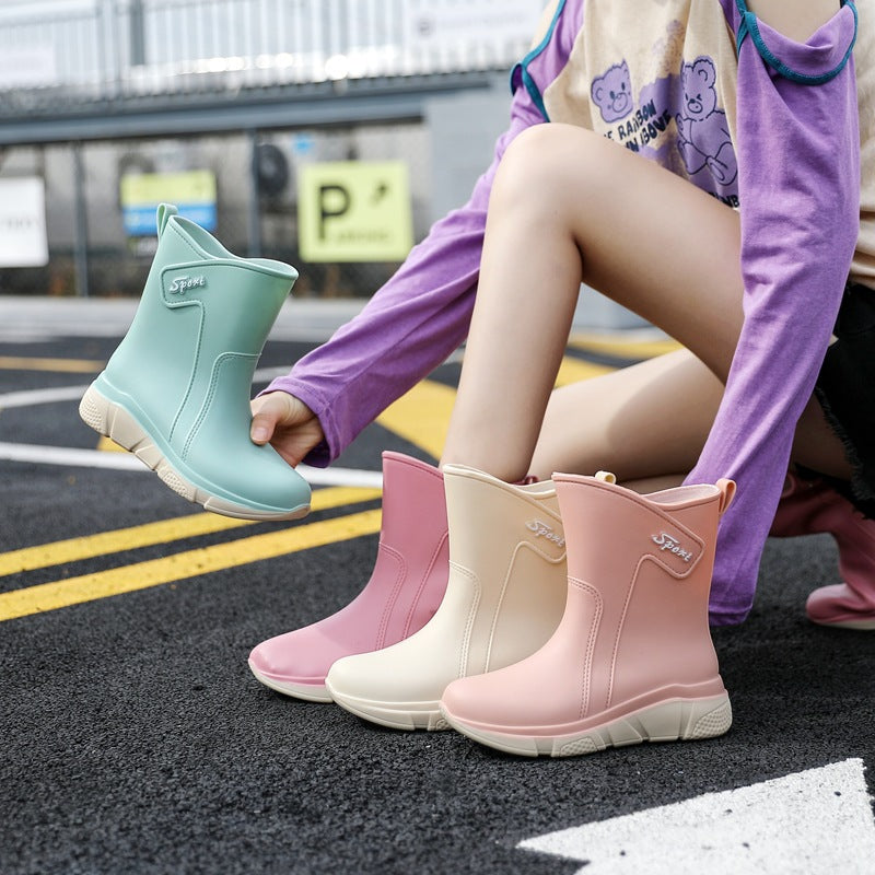 Rutschfeste Damen-Regenstiefel - Helga