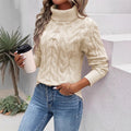 Damen-Rollkragenpullover aus Strick - Freja