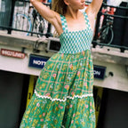 Sommerliches Maxikleid mit Blumendruck für Frauen - Renate