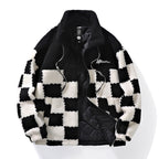 Herren-Winterjacke mit Fleece-Effekt - Davor