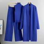 Dreiteiliges Winter-Strickset - Isolde