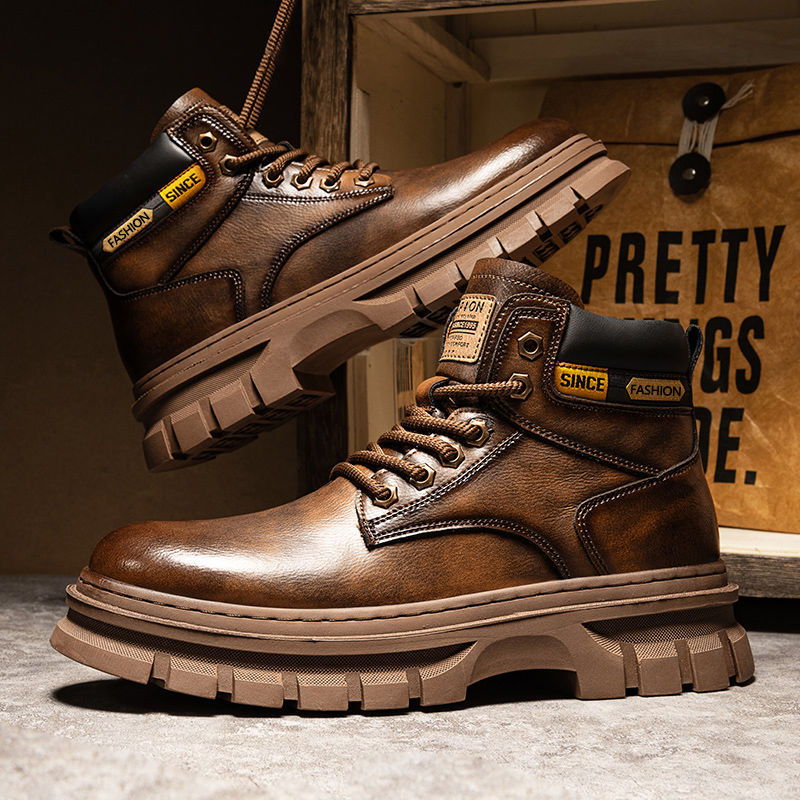 Schwerer Herrenstiefel mit robustem Design - Vemundr