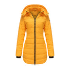 Lange Damenjacke mit Kapuze - Naelle