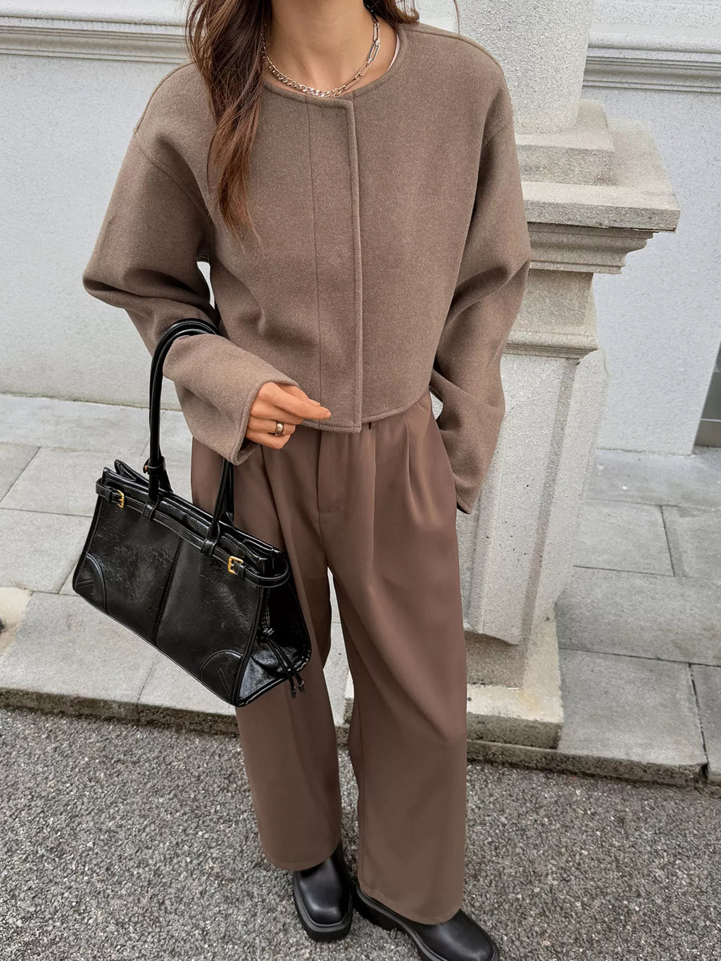 Kurze Damen-Wolljacke - Sabrina