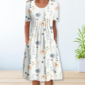 JEANNA - Lässiges Plisseekleid