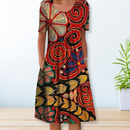 JEANNA - Lässiges Plisseekleid