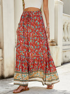 Damenrock mit hoher Taille und sommerlichem Schlitz - Liora