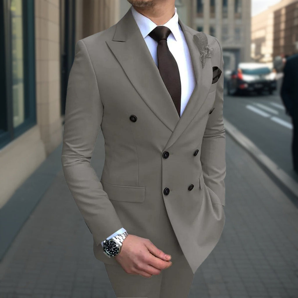 Alfonso - Beste Qualität Businessanzug 3-teiliges Anzug-Set