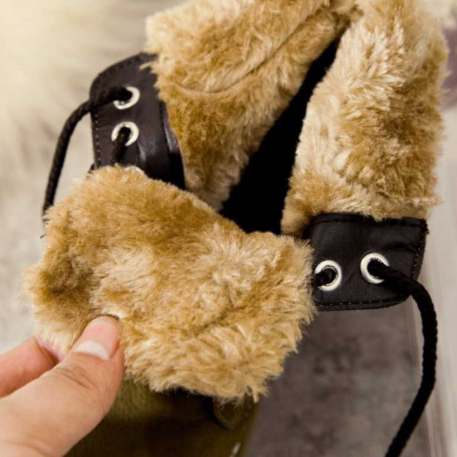 Damenstiefel in Wildlederoptik mit warmer Innenausstattung - Nerelis