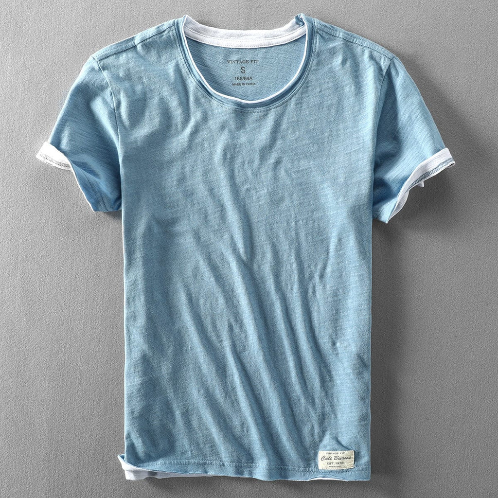 Herren Sommer Rundhals T-Shirt – Lässig