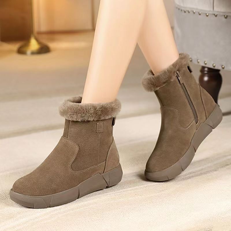 Damenstiefel mit Thermoeffekt mit flachem Fuß - Alres