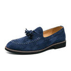 Herren-Slipper in Wildlederoptik mit Quasten - Marven