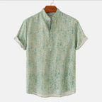 Herren Kurzarmhemd mit Print – Stilvoll