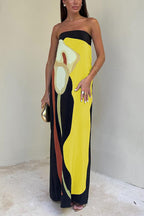 Semma - Off-Shoulder-Maxi mit Blumendruck