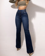Birgit - Trendige Stretch-Denim-Hose