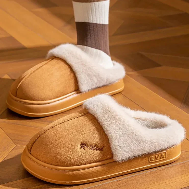 Unisex Hausschuhe mit Samteffekt - Eralun