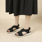 Orthopädische Sandalen mit verstellbarem Doppelriemen und ergonomischem Fußbett - Sarel
