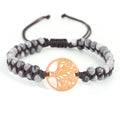 Yoga-Armband mit gewebtem Lebensbaum-Charme