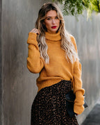 Gestrickter Rollkragenpullover für Frauen - Aurelia