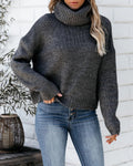 Gestrickter Rollkragenpullover für Frauen - Aurelia