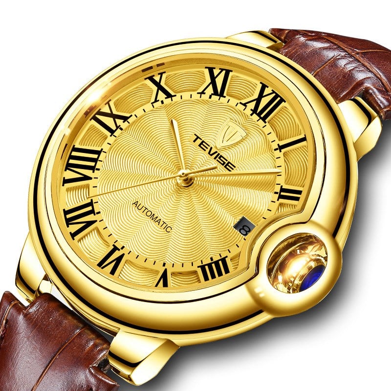 Elegante Herrenuhr mit römischen Ziffern