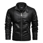 Herren Bikerjacke mit Reißverschluss - Bravik