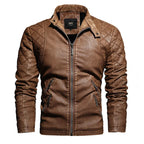 Herren Bikerjacke mit Reißverschluss - Bravik