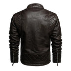 Herren Bikerjacke mit Reißverschluss - Bravik