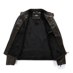 Herren Bikerjacke mit Reißverschluss - Bravik