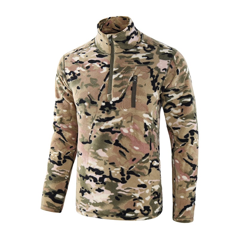 Herren-Trainingssweatshirt aus Thermofleece - Kravem