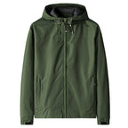Herren Windjacke mit Kapuze und Reißverschluss - Elvan