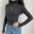 Damen-Rollkragenpullover mit Zweithaut-Effekt - Varese
