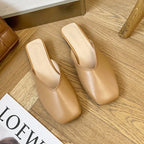 Elegante Damen-Slipper mit quadratischer Spitze - Fiorella